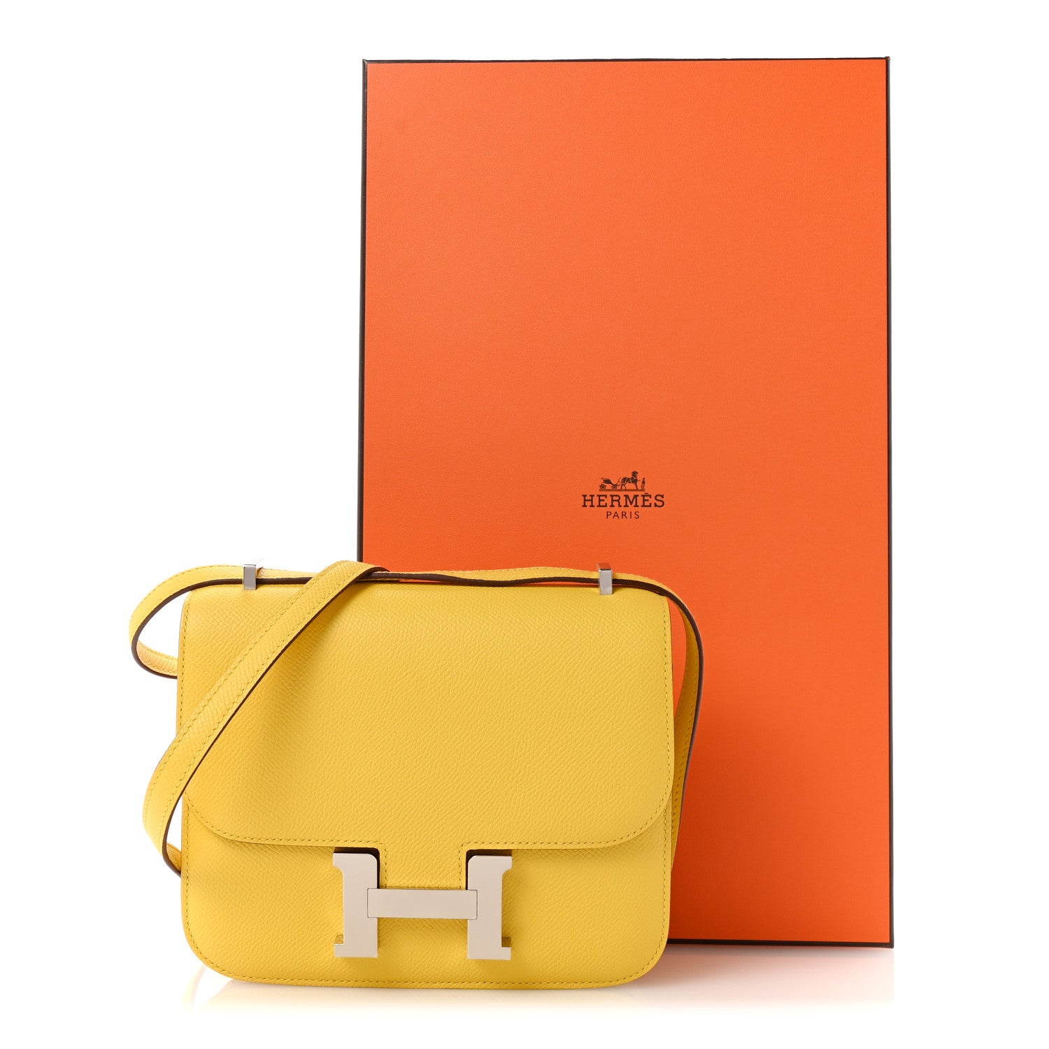 Hermes Epsom Constance 18 Jaune de Naples 12 of 12