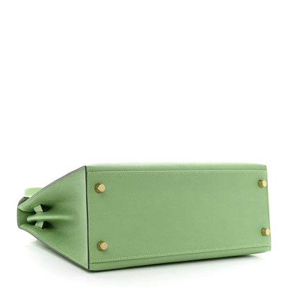 Hermes Epsom Kelly Sellier 28 Vert Criquet 4 of 11