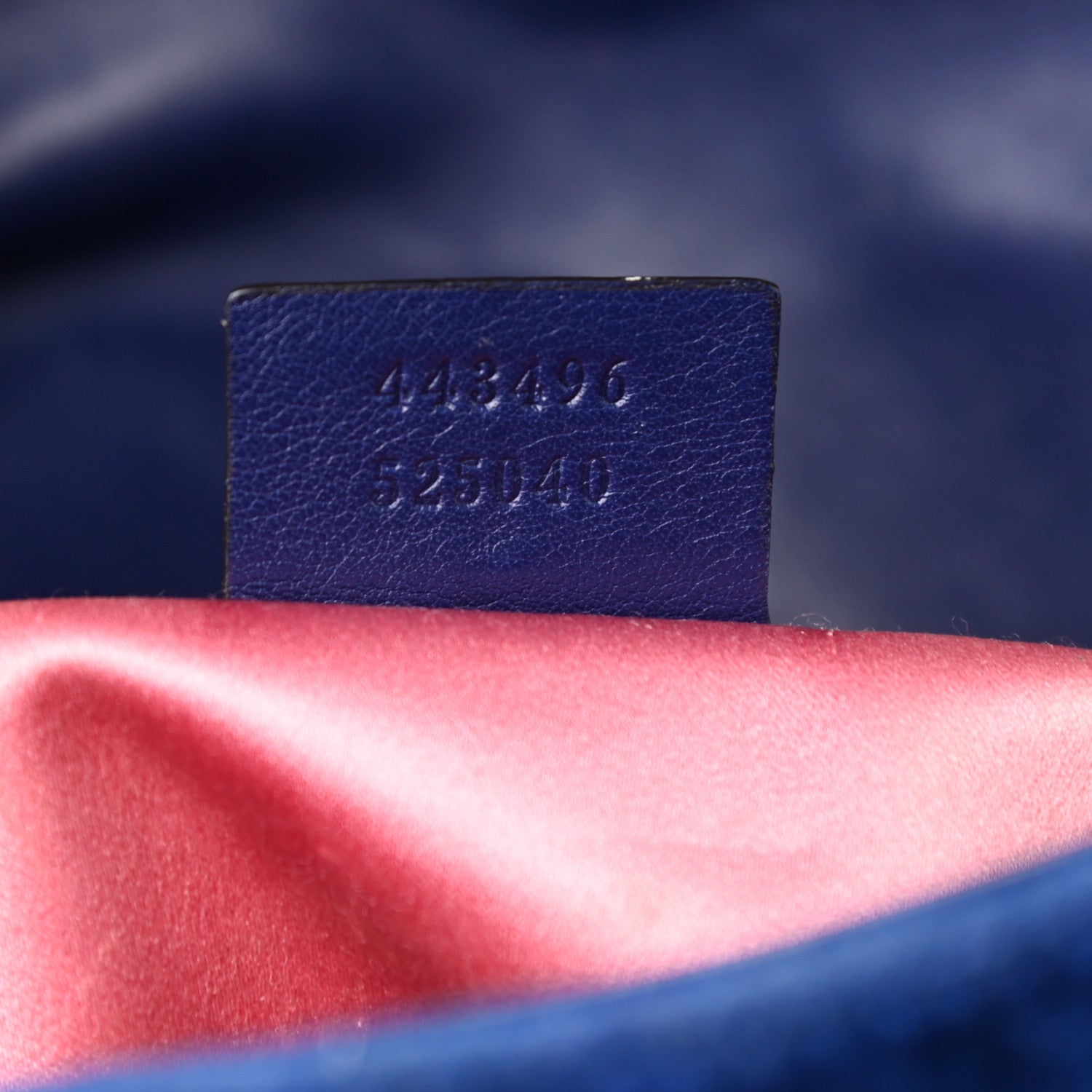 Gucci Velvet Matelasse Medium GG Marmont Shoulder Bag Cobalt Blue 7 of 14