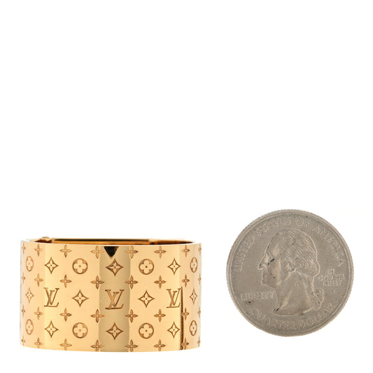 Nanogram Scarf Ring Holder Gold
