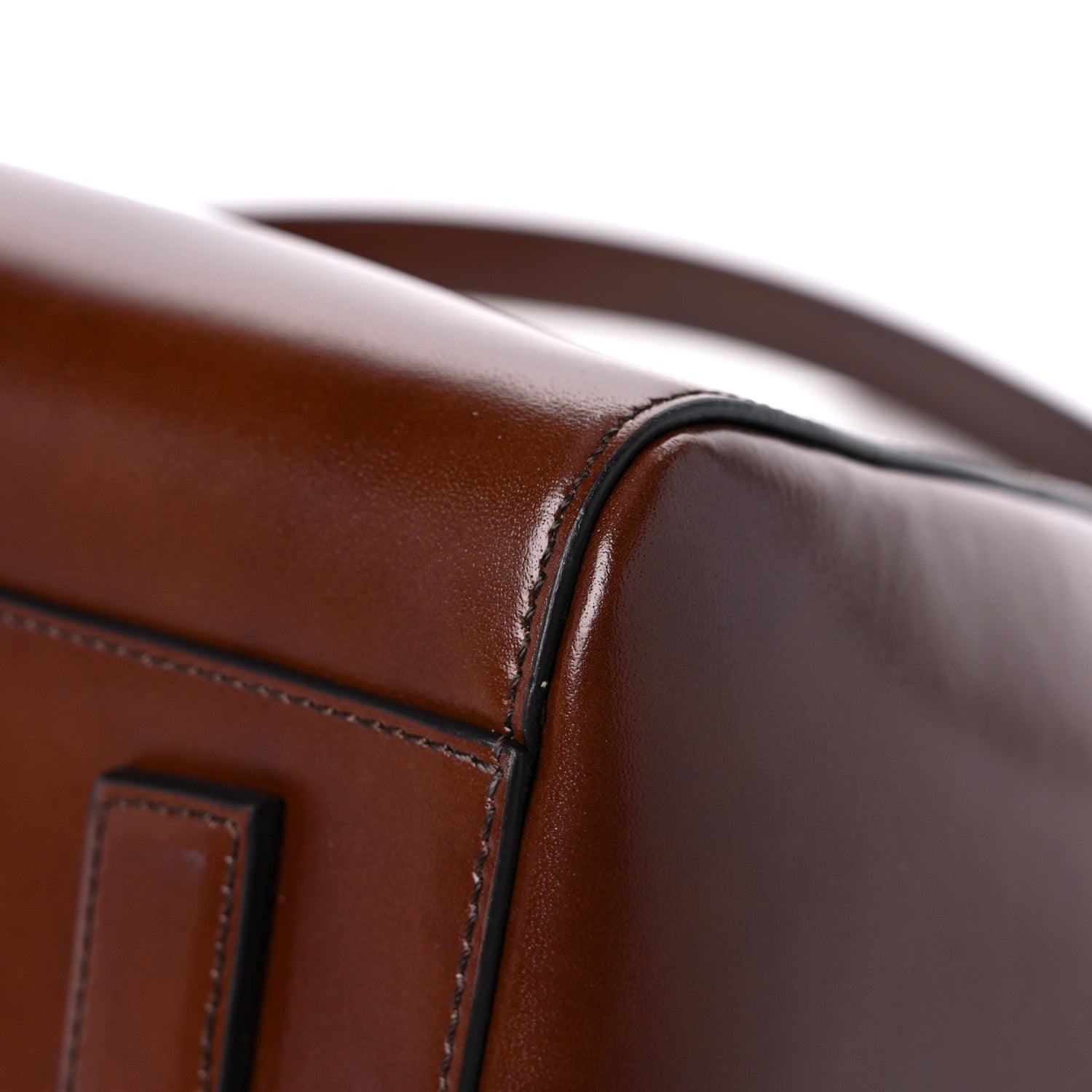 Givenchy Shiny Lord Calfskin Medium Antigona Brown 10 of 15