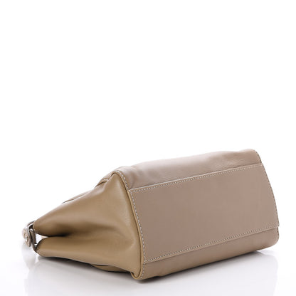Fendi Nappa Mini Peekaboo Iconic Satchel Tortora 4 of 7