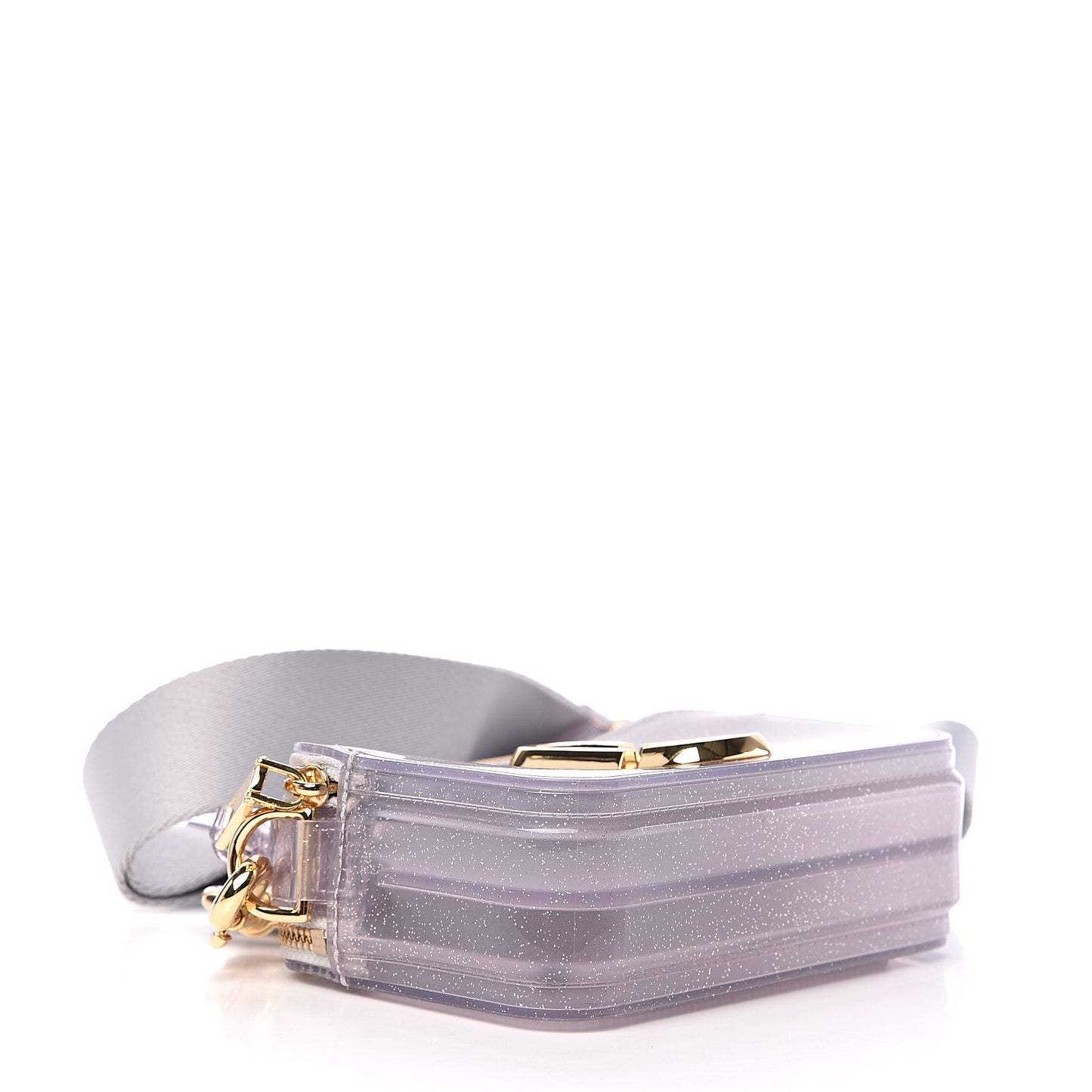 Jelly Glitter Small Snapshot Camera Bag Silver Multi