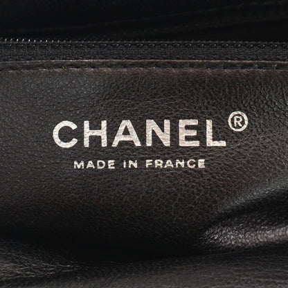 Chanel Satin Quilted Timeless Clutch Black 4 of 7