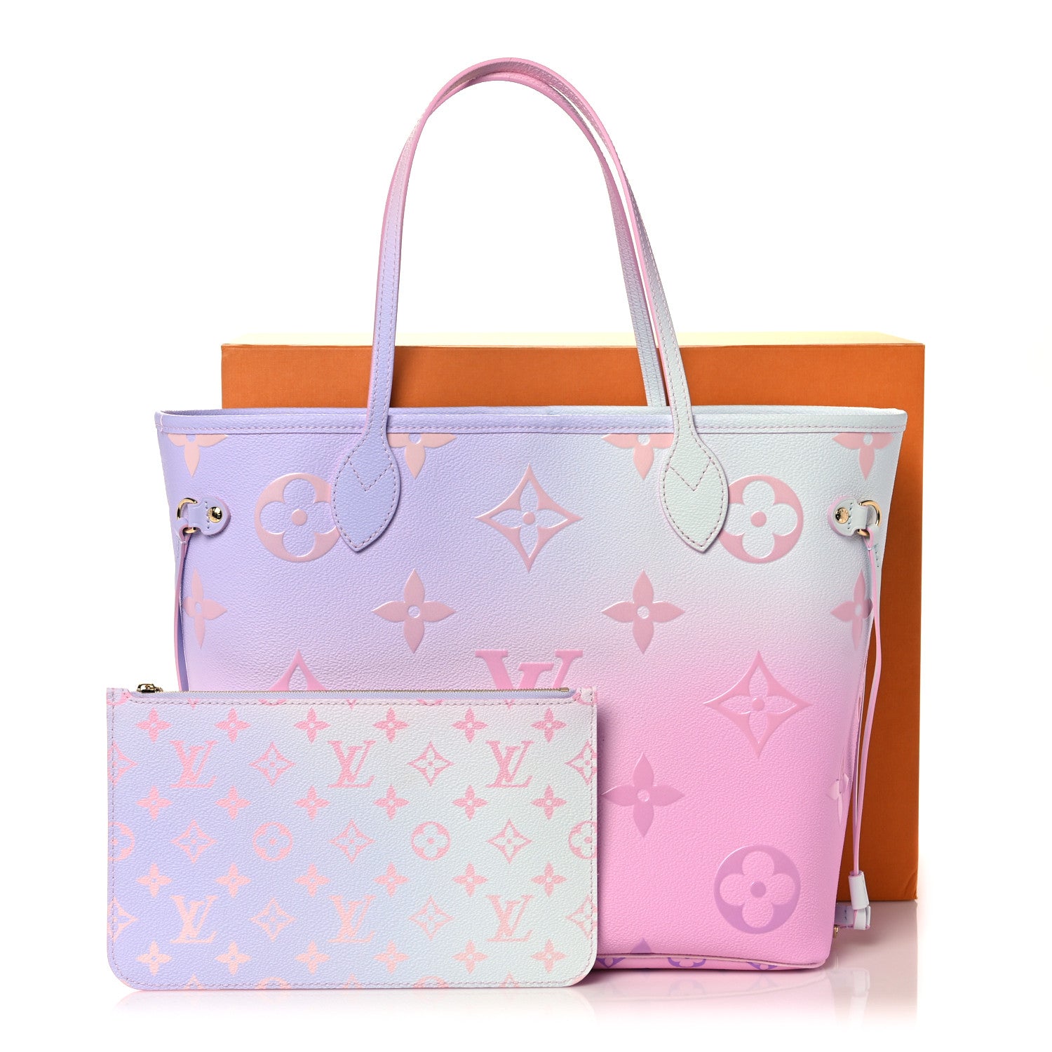 Louis Vuitton Monogram Giant Spring In The City Neverfull MM Sunrise Pastel 9 of 9