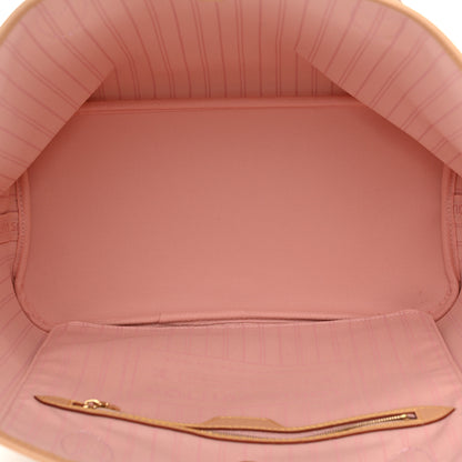 Louis Vuitton Damier Azur Neo Neverfull MM Rose Ballerine 6 of 10