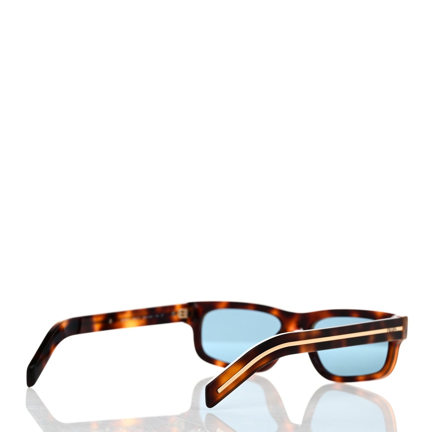 Acetate Rectangular Sunglasses SPR B11 Tortoise Turquoise