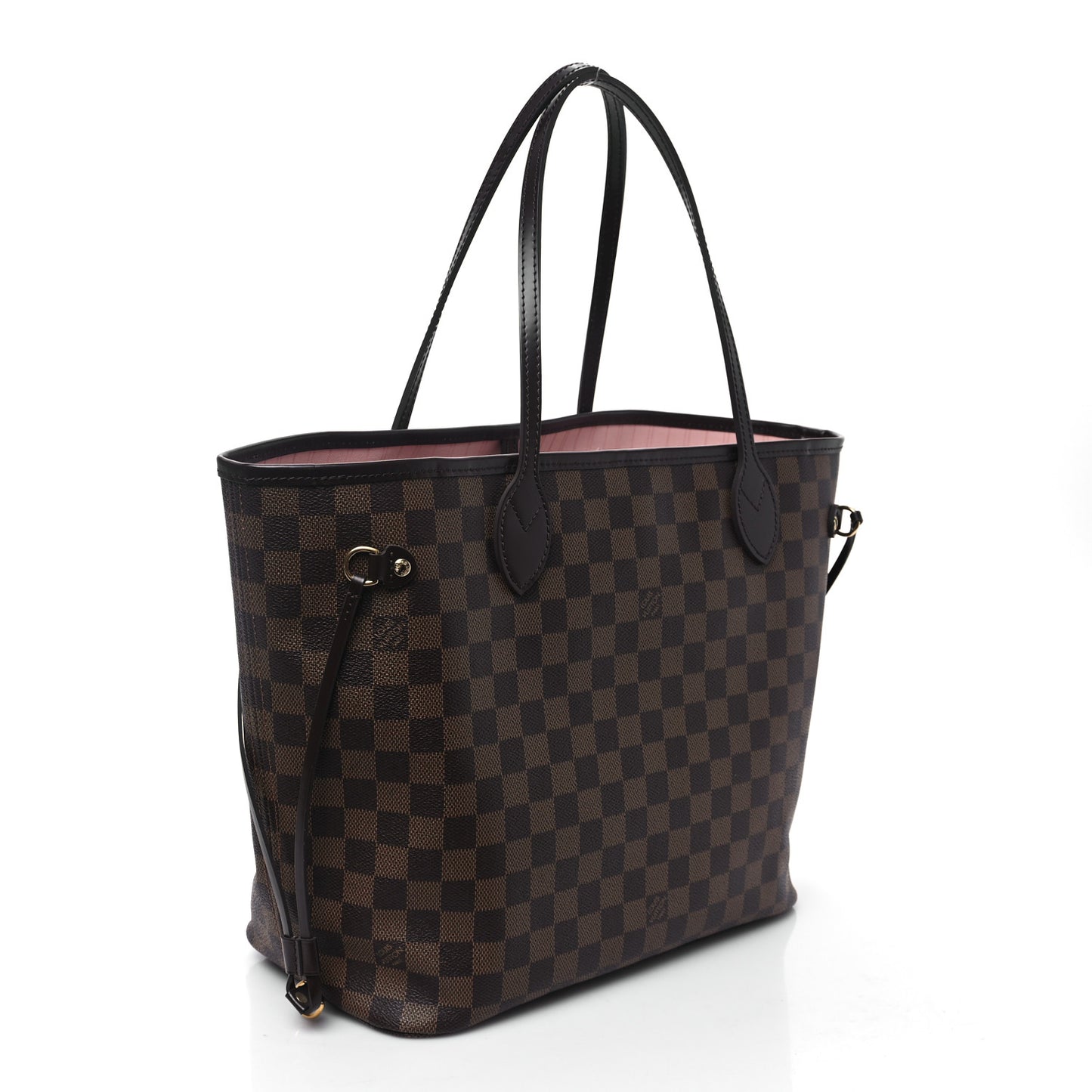 Damier Ebene Neo Neverfull MM Rose Ballerine