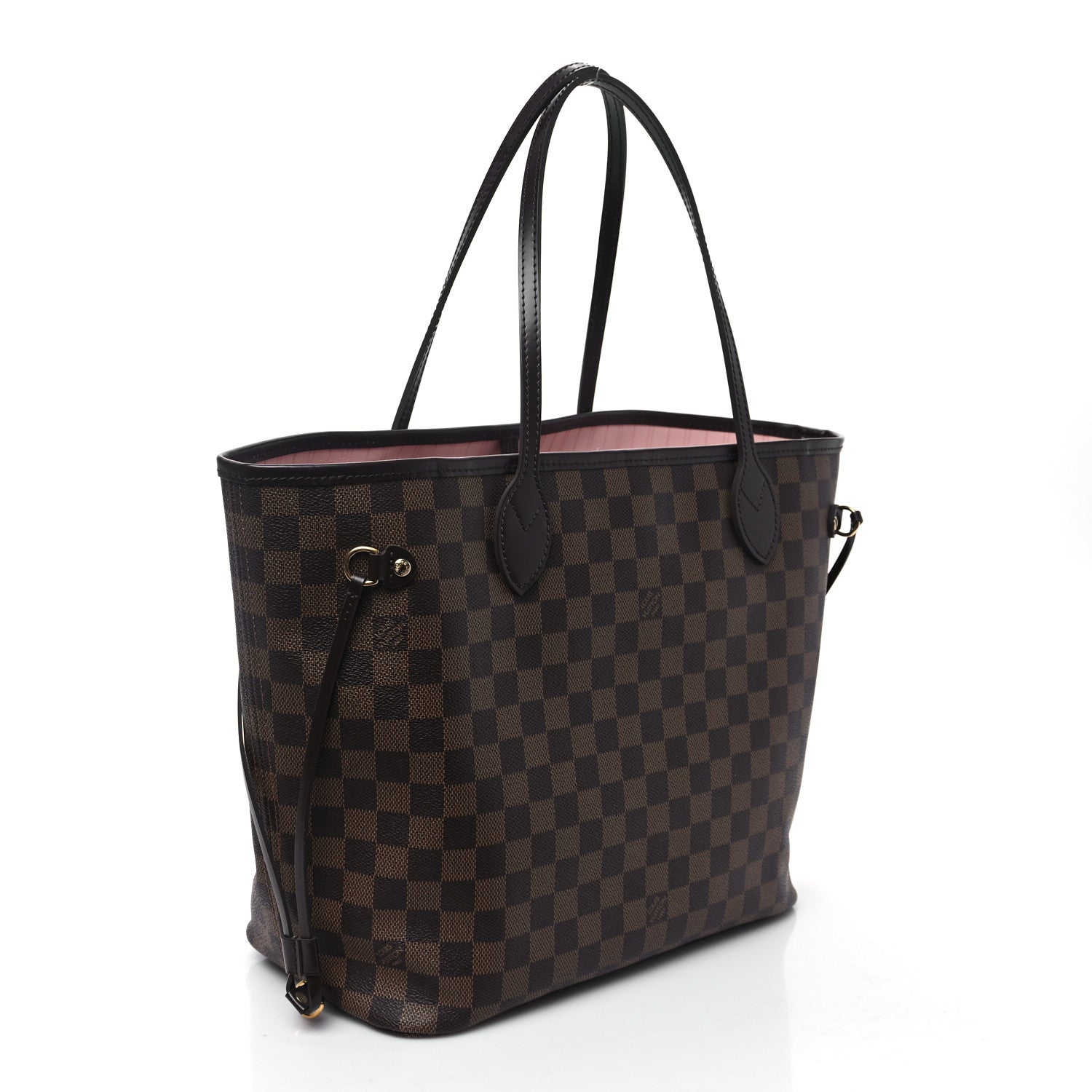 Louis Vuitton Damier Ebene Neo Neverfull MM Rose Ballerine 4 of 13