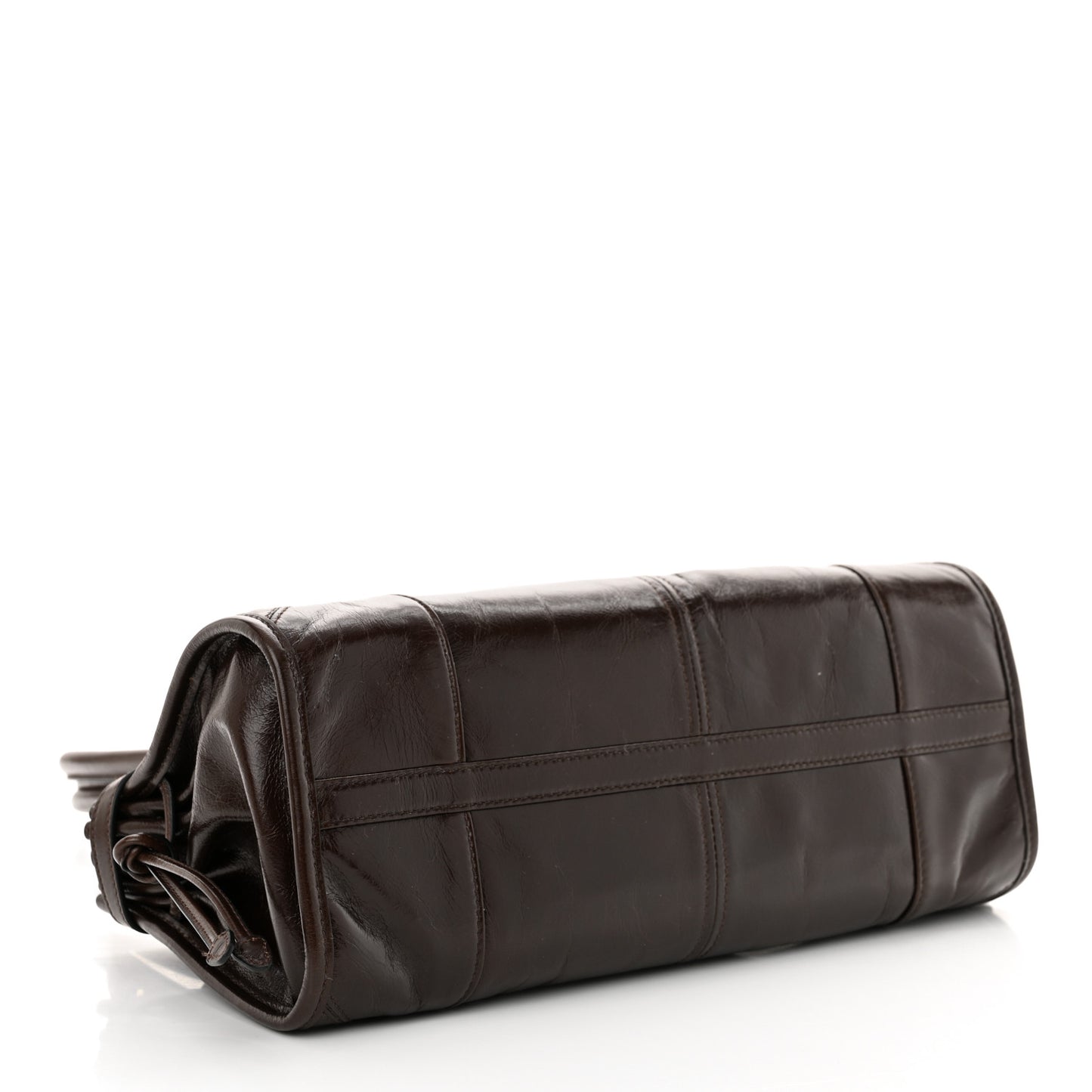 Shiny Nappa Medium Bonnie Shoulder Bag Moro