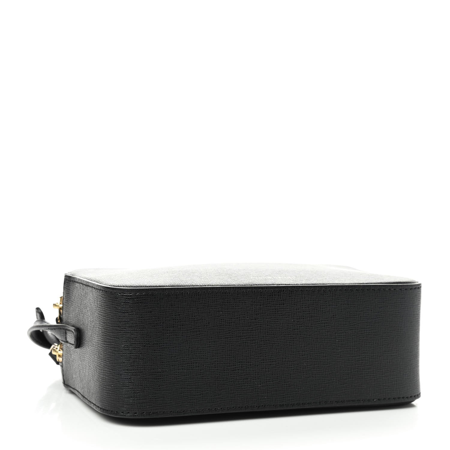 Mansur Gavriel Saffiano Double Zip Crossbody Black 4 of 9