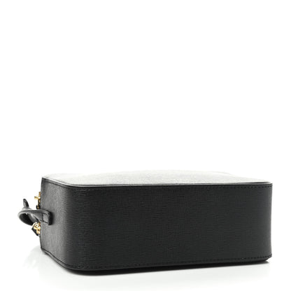 Mansur Gavriel Saffiano Double Zip Crossbody Black 4 of 9