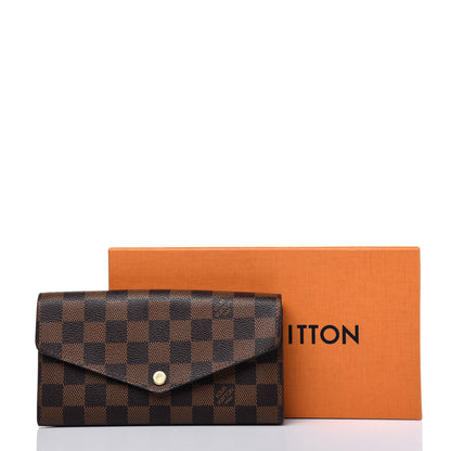 Louis Vuitton Damier Ebene Sarah Wallet NM 14 of 14
