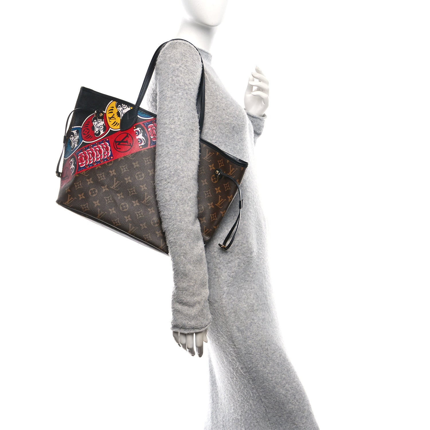 Louis Vuitton Monogram Kabuki Neverfull MM 3 of 12