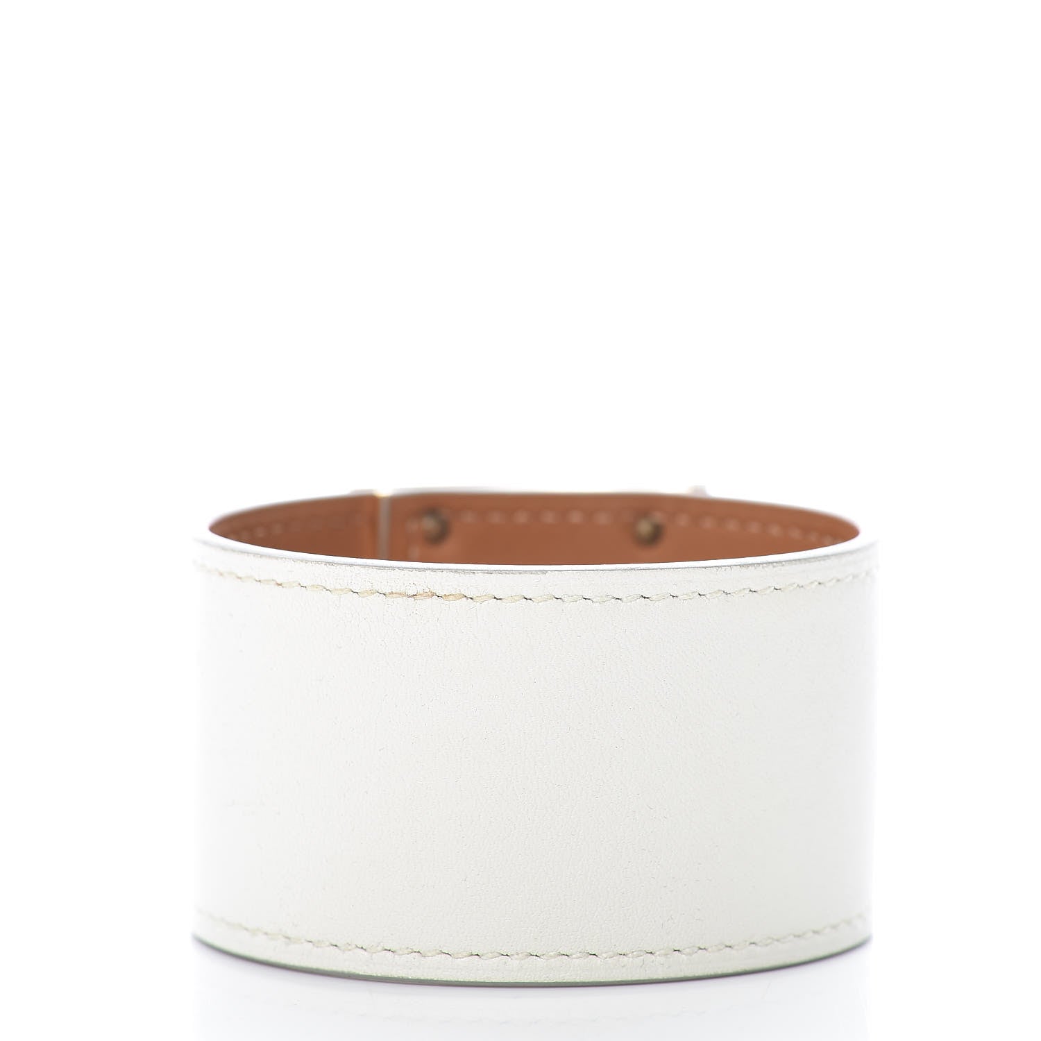 Hermes Swift Kelly Dog Bracelet T2 White 3 of 6