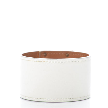 Hermes Swift Kelly Dog Bracelet T2 White 3 of 6