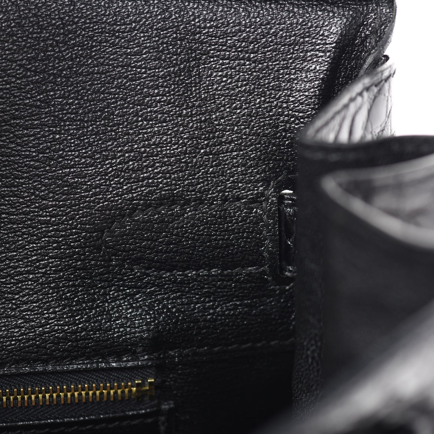 Shiny Porosus Crocodile Birkin 35 Black