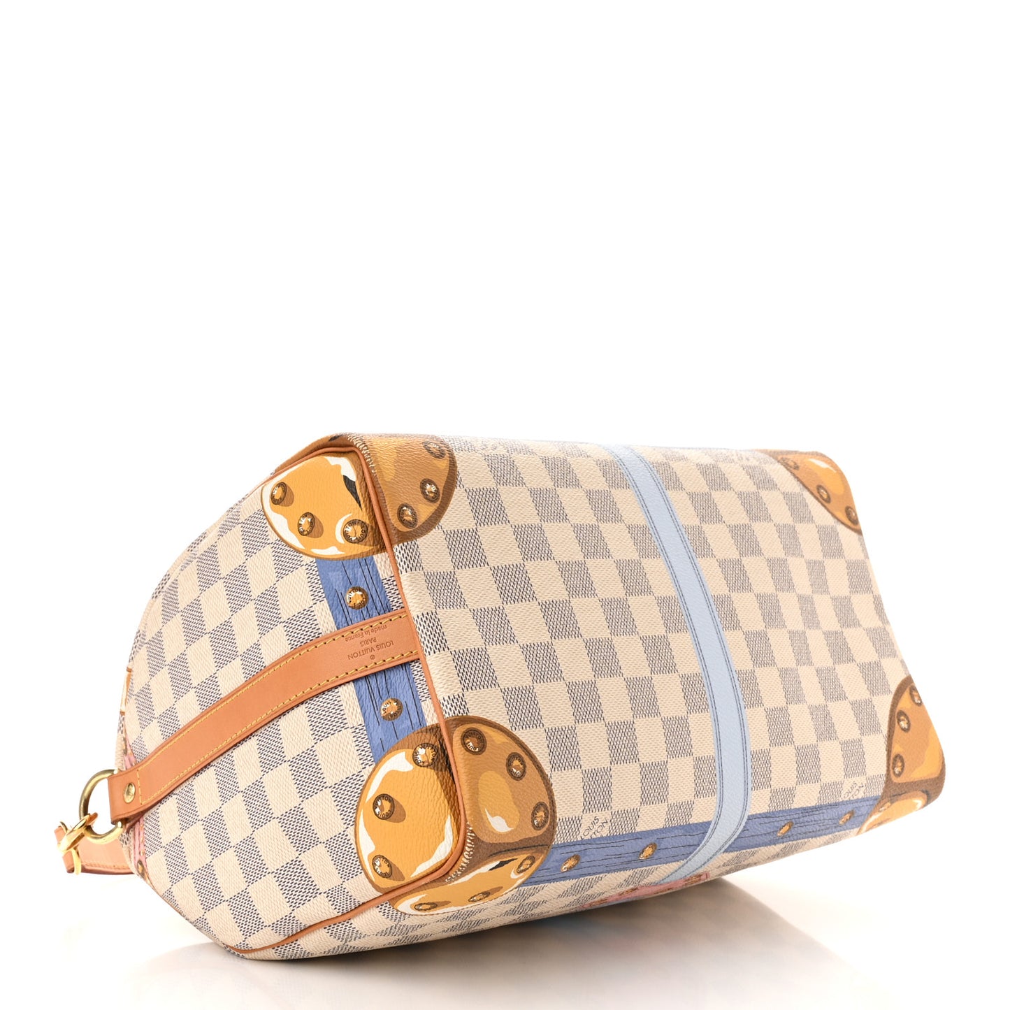Damier Azur Summer Trunks Speedy Bandouliere 30