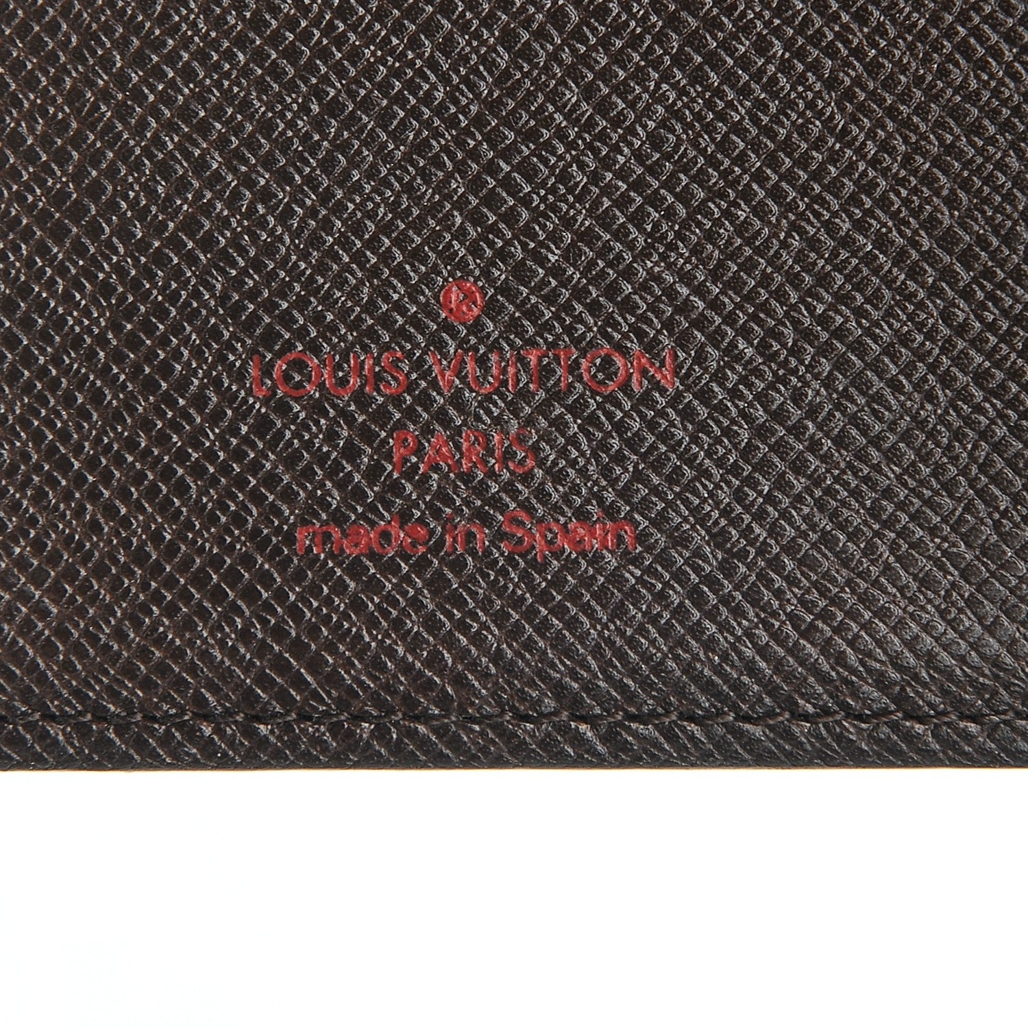 Louis Vuitton Damier Ebene Small Ring Agenda Cover 6 of 6
