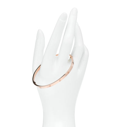 Cartier 18K Pink Gold Small LOVE Bracelet 19 2 of 4