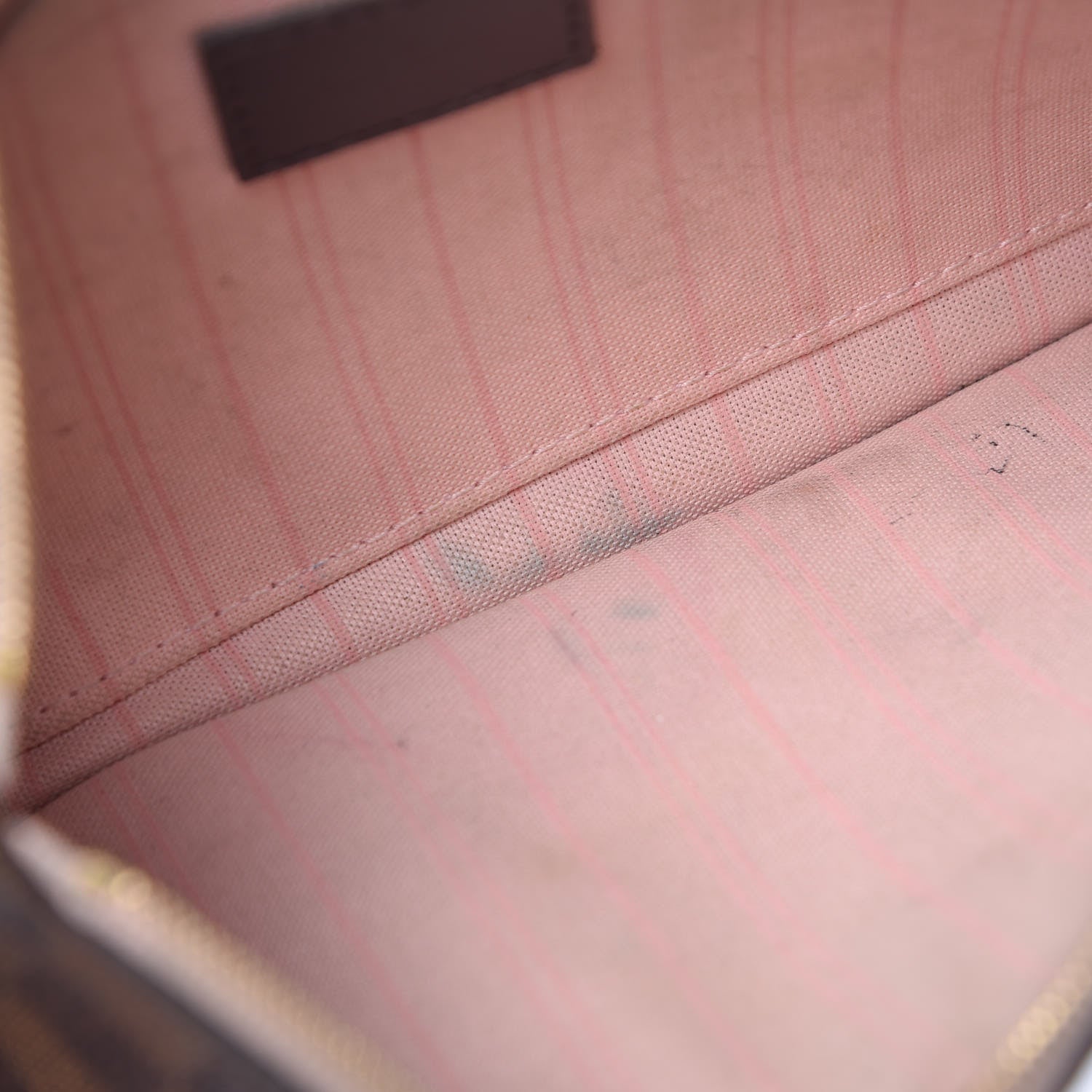 Louis Vuitton Damier Ebene Neo Neverfull MM Rose Ballerine 18 of 24