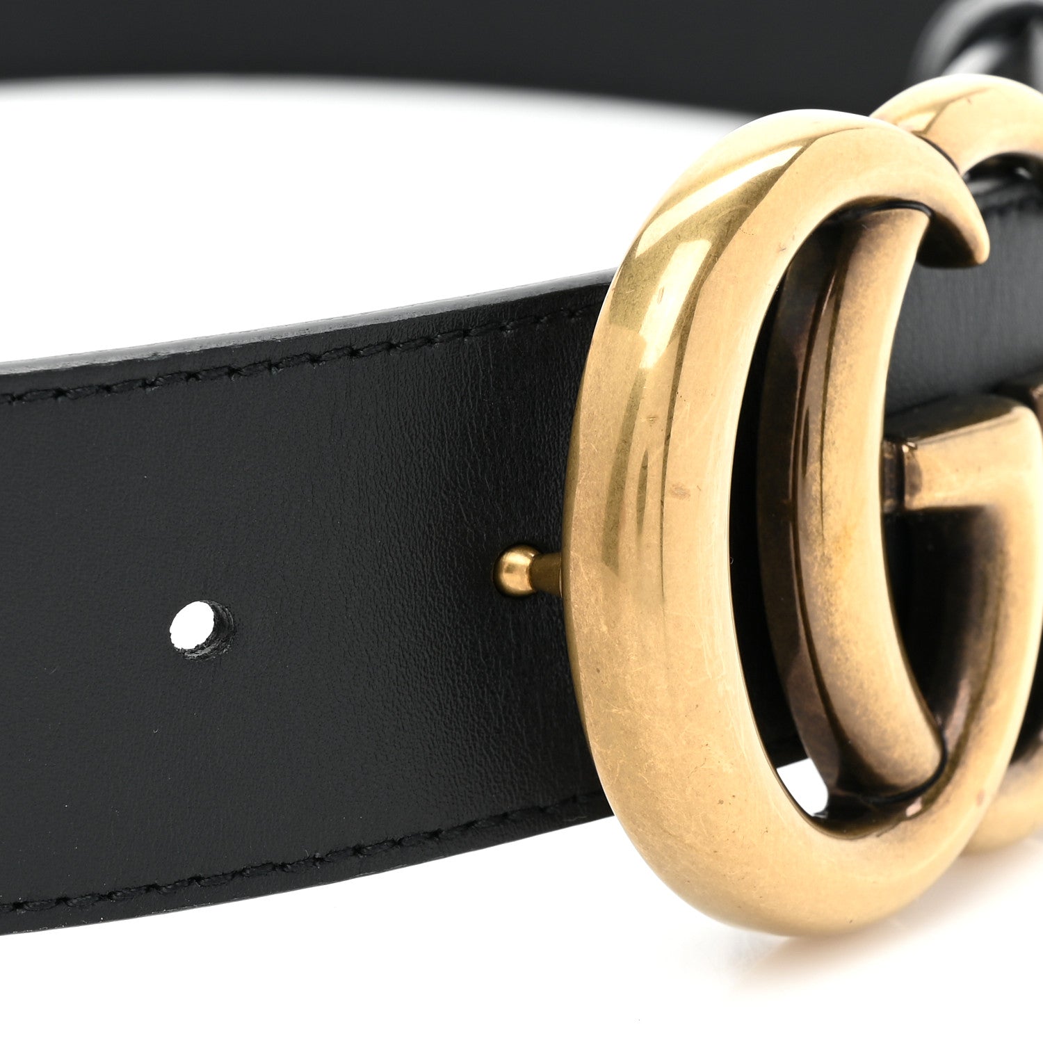 Gucci Calfskin Double G 40mm Belt 90 36 Black 3 of 5