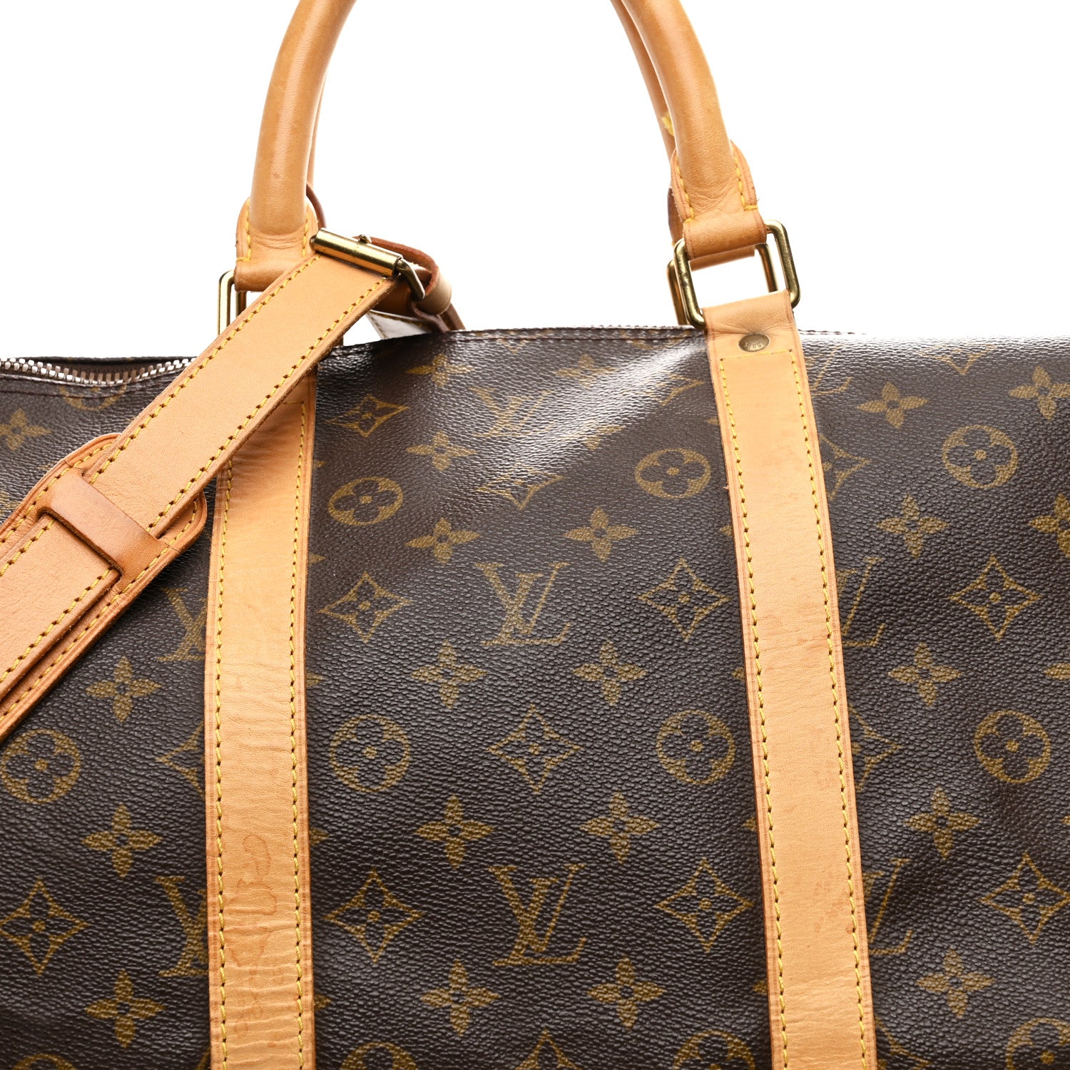 Louis Vuitton Monogram Keepall Bandouliere 55 7 of 10