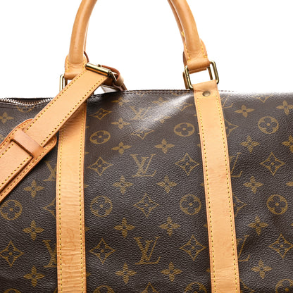 Louis Vuitton Monogram Keepall Bandouliere 55 7 of 10