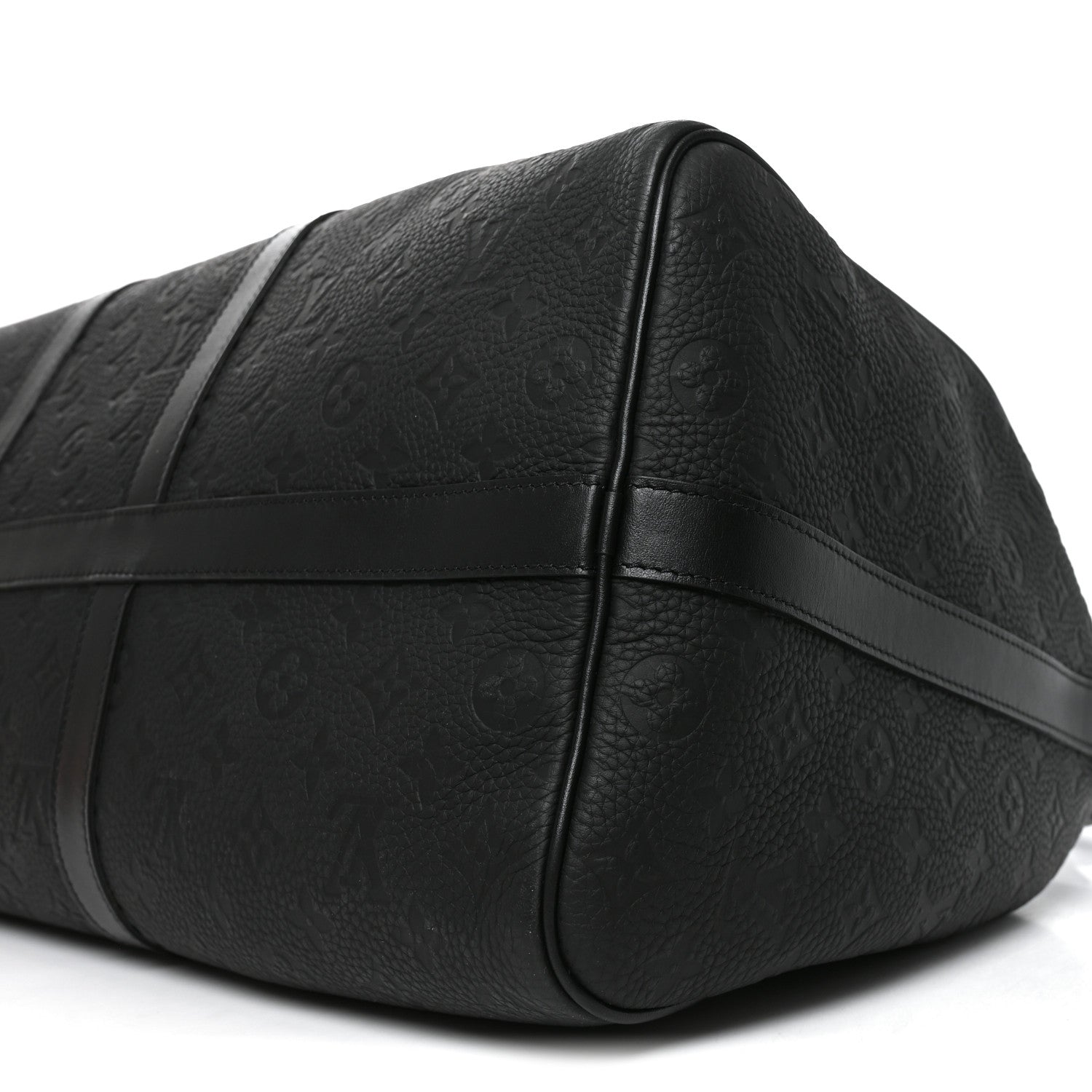 Louis Vuitton Taurillon Monogram Keepall Bandouliere 50 Black 8 of 8