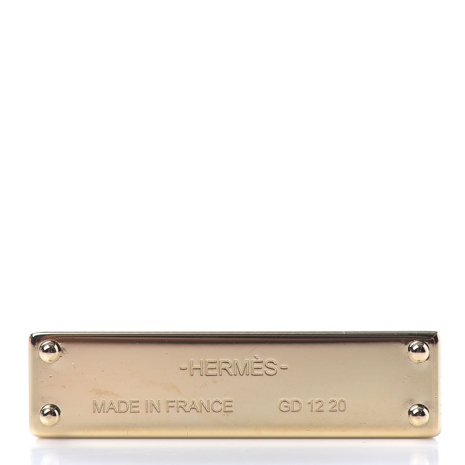 Hermes Lacquered Permabrass Kelly Curiosite Charm Black 3 of 3
