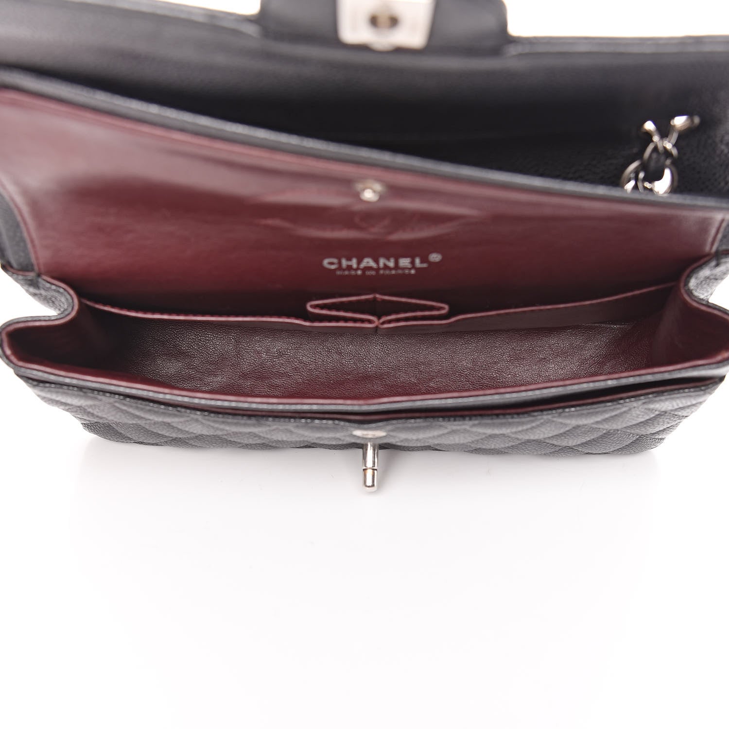 Chanel Caviar Quilted Medium Double Flap Black 5 of 12