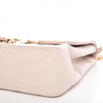 Chanel Lambskin Quilted Crystal Chocolate Bar Charm Flap Light Pink 9 of 12