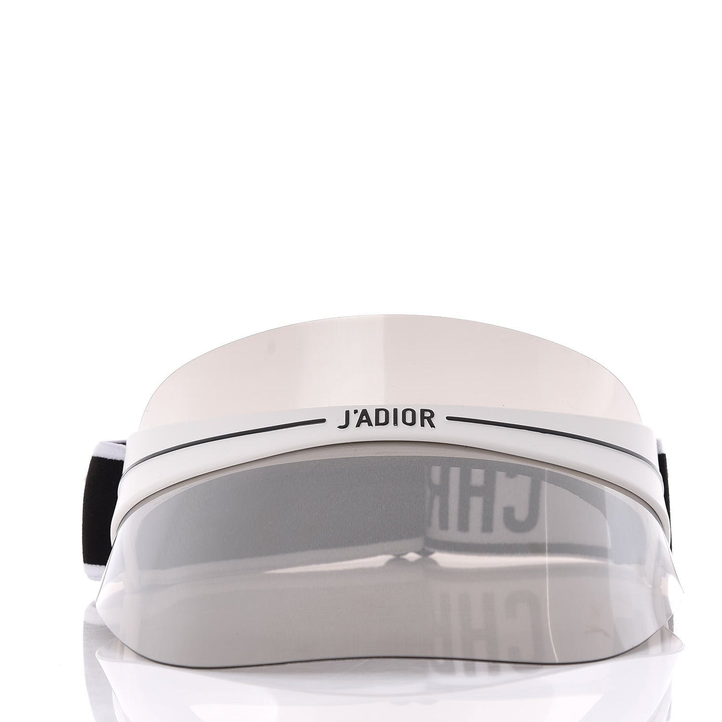 Mirrored DiorClub1 Sun Visor Silver