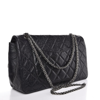 Chanel Aged Calfskin Quilted 2.55 Reissue 227 Flap Black 3 of 7