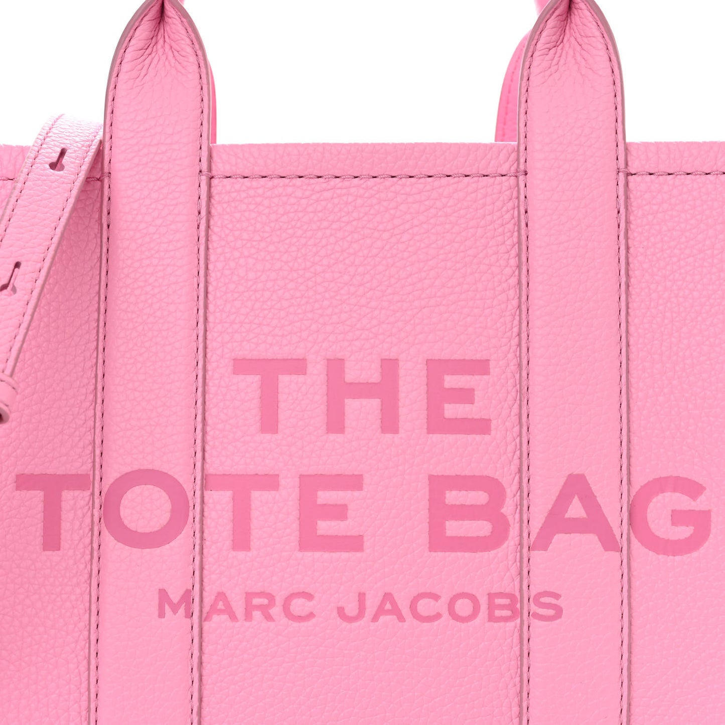 Grained Calfskin Small The Tote Bag Candy Pink