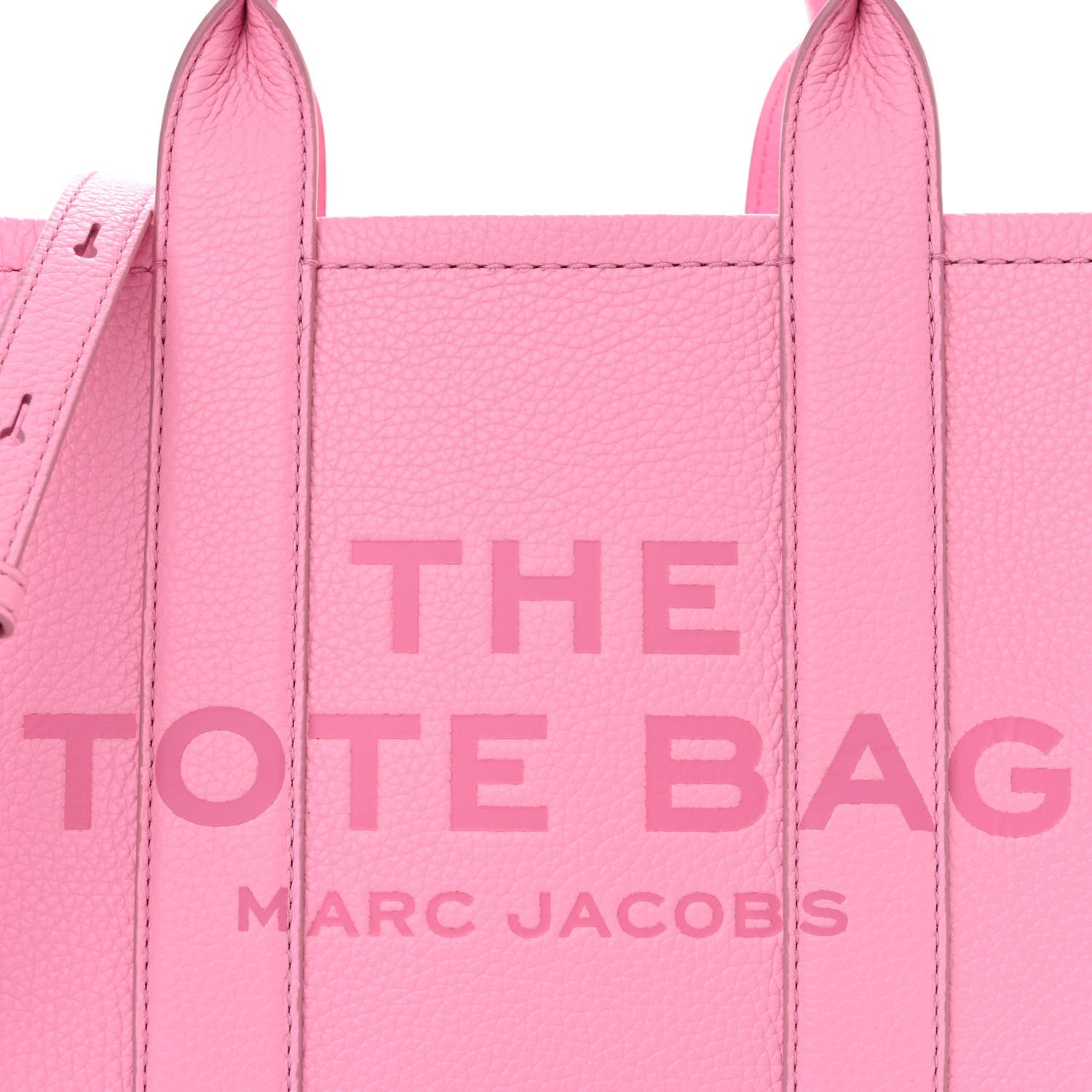 Marc Jacobs Grained Calfskin Small The Tote Bag Candy Pink 8 of 10