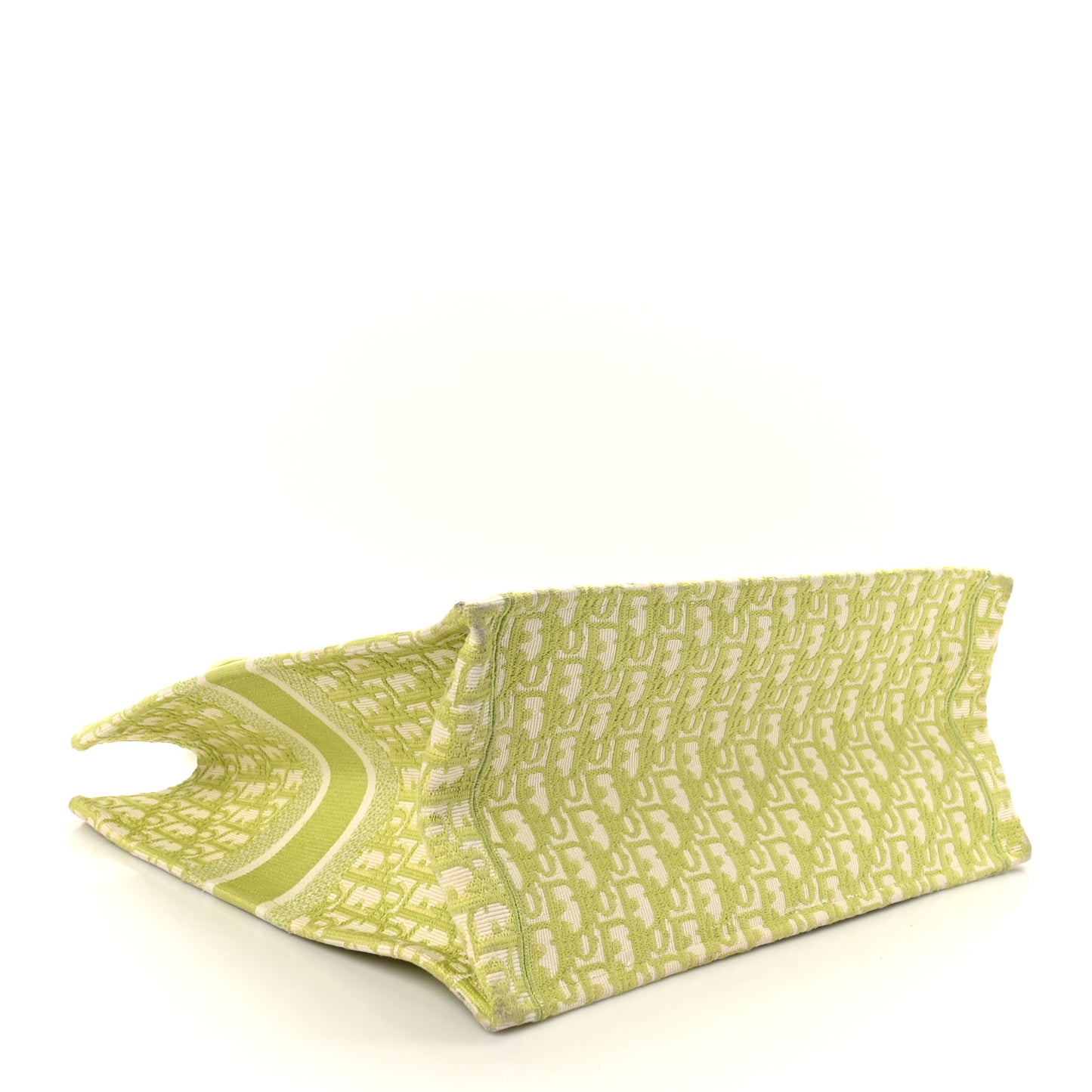 Oblique Large Book Tote Vert Anis