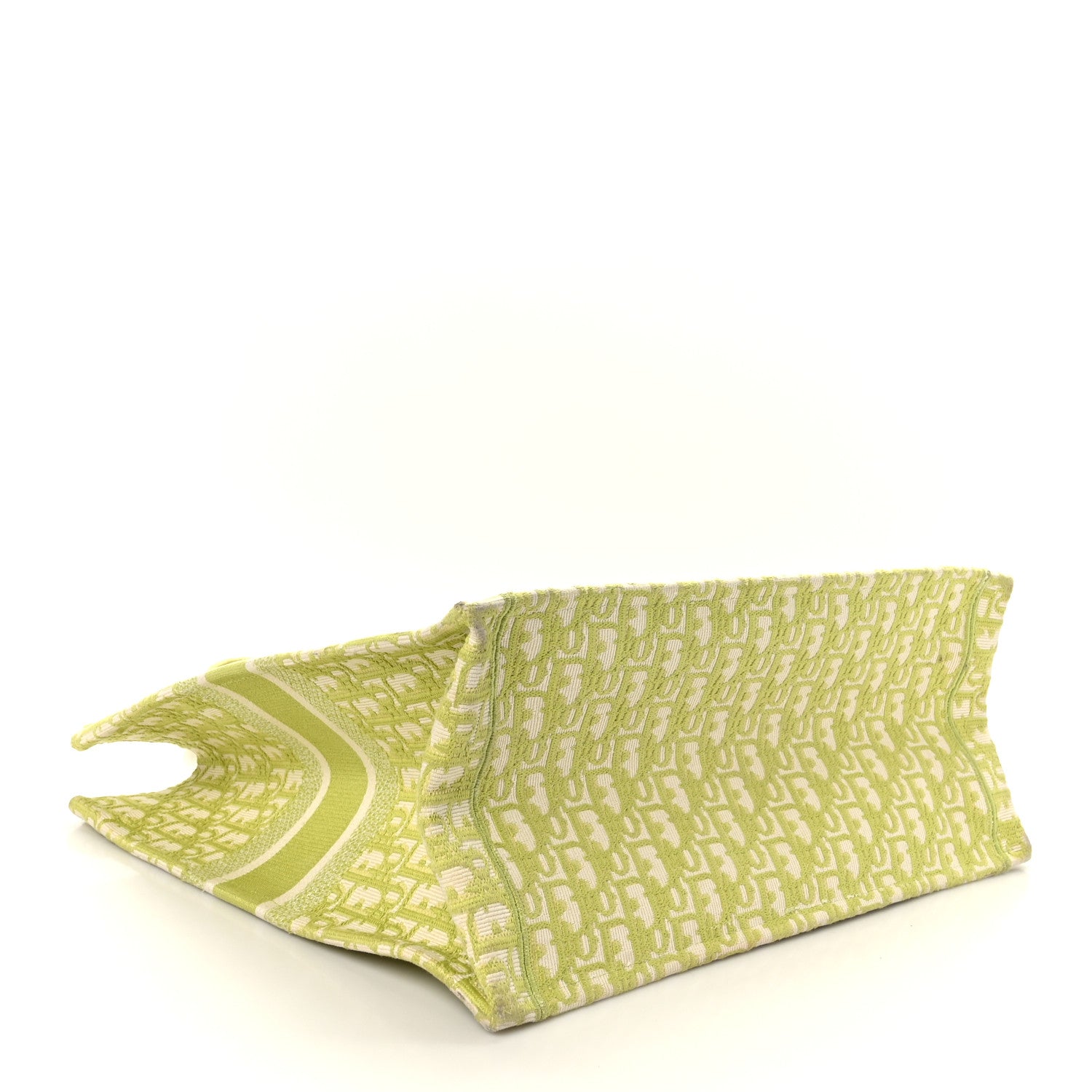 Christian Dior Oblique Large Book Tote Vert Anis 4 of 9