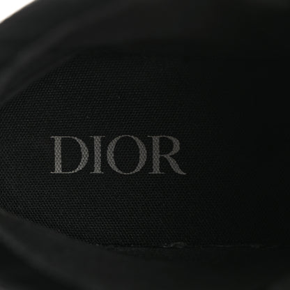 Christian Dior Jacquard Rubber Oblique Mens B28 High Top Sneakers 42 Black Blue 6 of 9