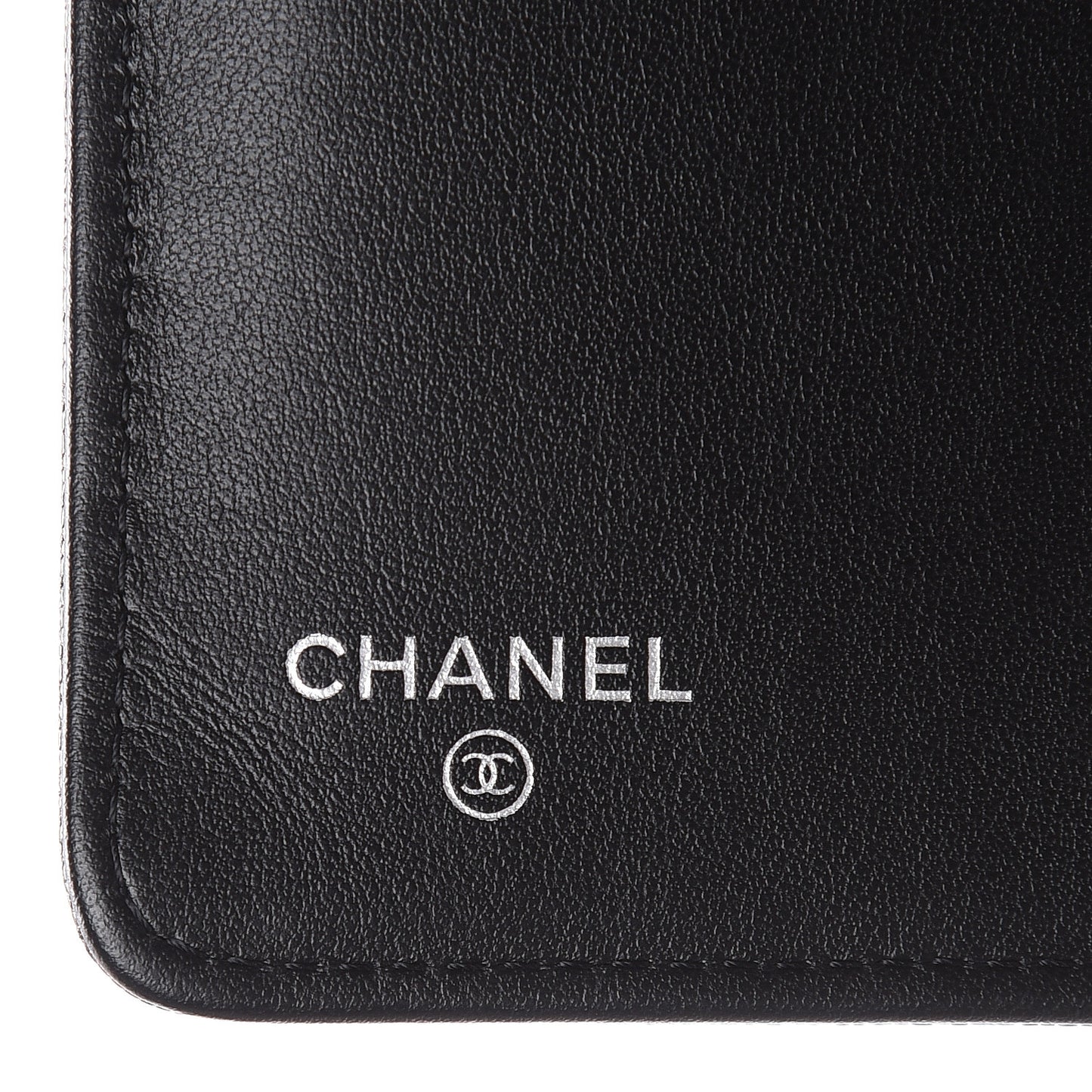 Caviar Quilted Boy Yen Wallet Black