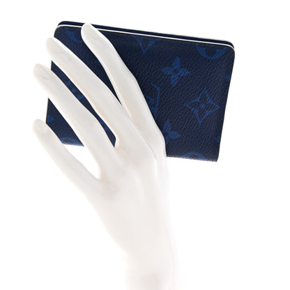 Louis Vuitton Taigarama Pocket Organizer NM Cobalt 2 of 9