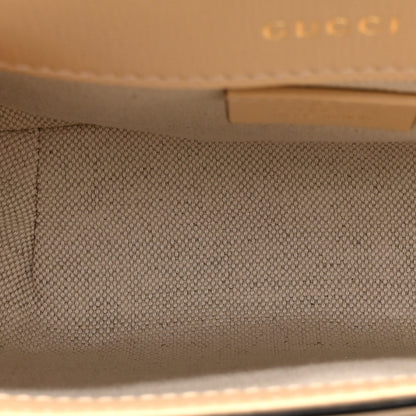 Gucci Azalea Calfskin Web Mini Horsebit 1955 Shoulder Bag Bubble Tea 5 of 11