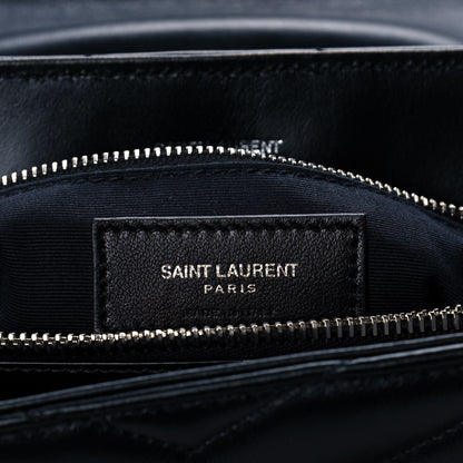 Saint Laurent Calfskin Y Quilted Monogram Medium Loulou Chain Satchel Black 7 of 12