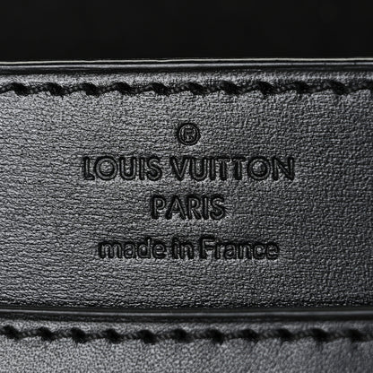 Louis Vuitton Calfskin Chain Louise MM Black 6 of 14