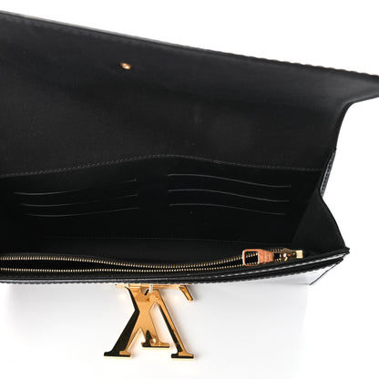 Louis Vuitton Patent Louise Clutch Black 5 of 6