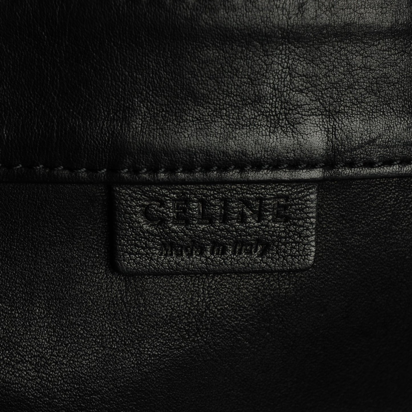 Calfskin Large Horizontal Cabas Phantom Black
