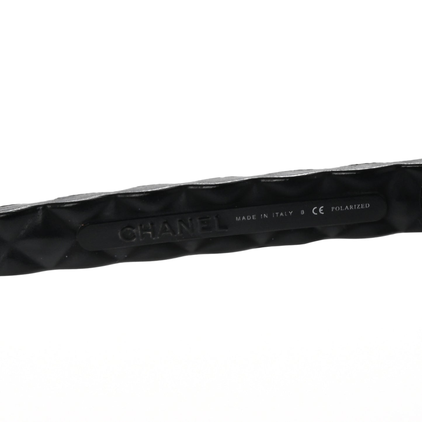 Acetate Quilted Polarized Butterfly CC Sunglasses 5288-Q Black