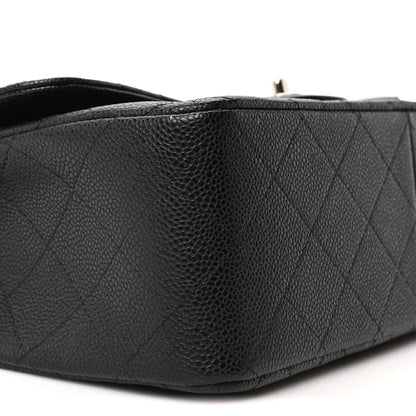 Chanel Caviar Quilted Jumbo Double Flap Black 9 of 11