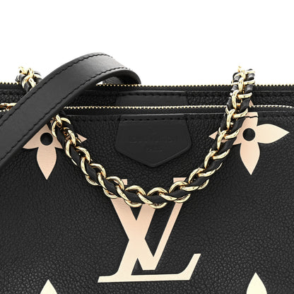 Louis Vuitton LOUIS VUITTON Empreinte Monogram Giant Multi Pochette Accessories Black Beige 8 of 11