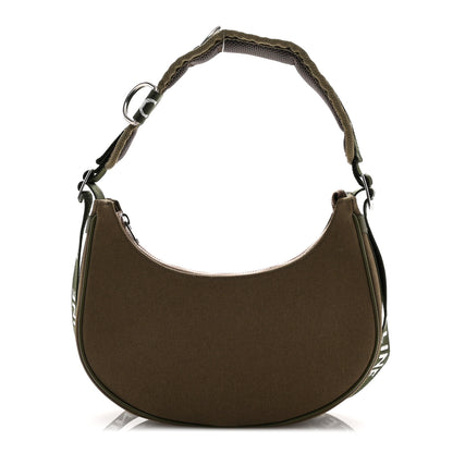 Celine Cotton Gabardine Medium Ava Trekking Shoulder Bag Khaki 1 of 11